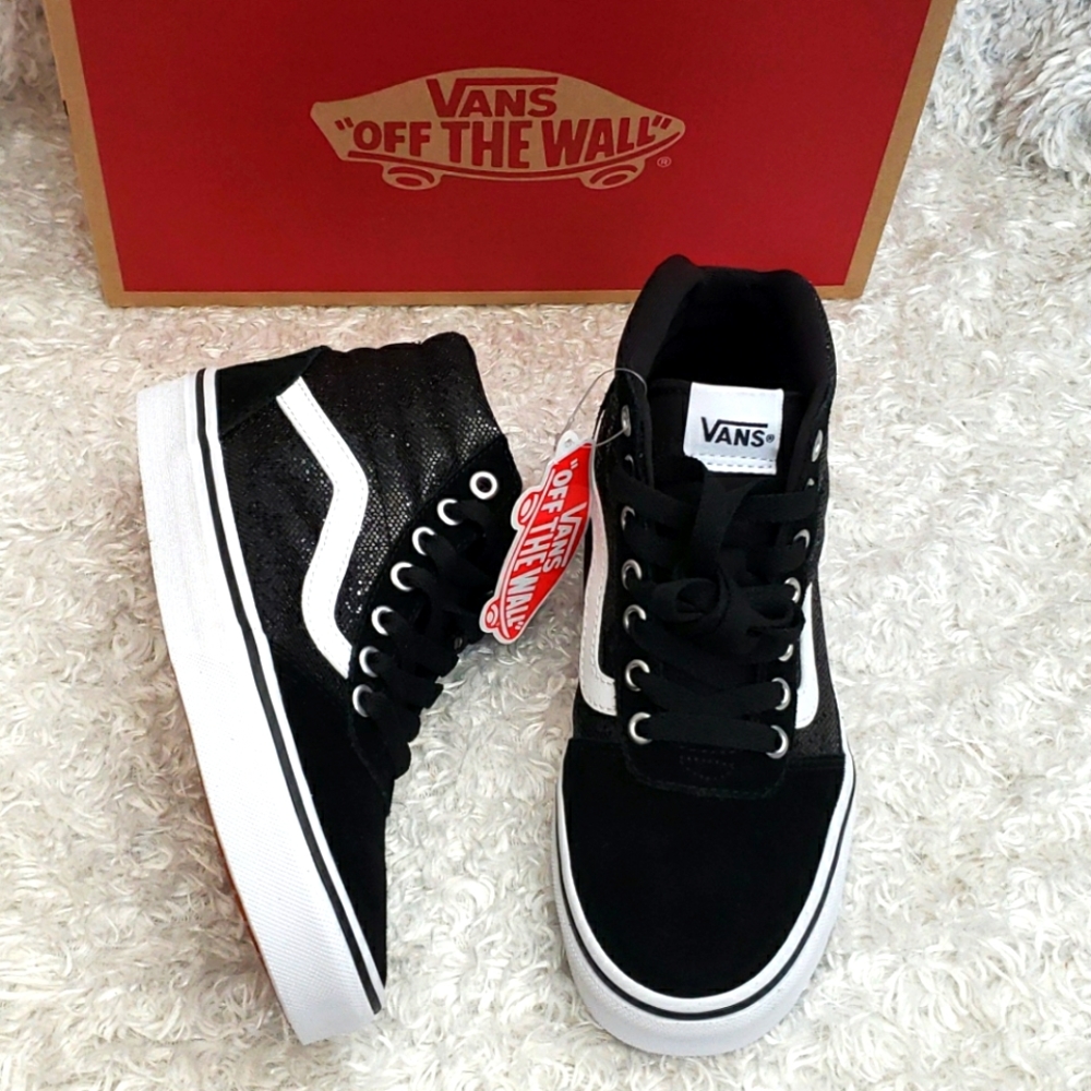 Vans Suede and Sequin Hi Tops